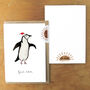 Chinstrap Penguin Christmas Cards, thumbnail 3 of 8