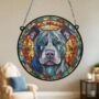 Staffordshire Bull Terrier Stained Glass Effect Suncatcher, thumbnail 6 of 6