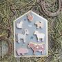 Personalised Wooden Farm Animal Puzzle Toy, thumbnail 2 of 2
