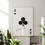 Personalised Playing Card Print Vegas Style Gift, thumbnail 2 of 7