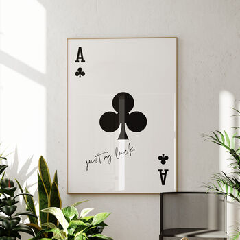 Personalised Playing Card Print Vegas Style Gift, 2 of 7