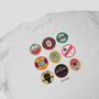Nottingham Forest Football Beer Mats Oversized T Shirt, thumbnail 3 of 10