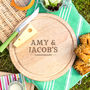 Personalised Couple's Round Cheese Board, thumbnail 1 of 5