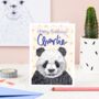 Personalised Panda Birthday Card, thumbnail 2 of 8