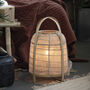 Natural Hessian Floor Lamp, thumbnail 1 of 3