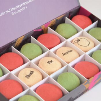 Thank You Teacher Macaron Macaron Gift Box, 3 of 4