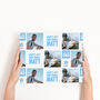 40th Birthday Personalised Photo Wrapping Paper, thumbnail 1 of 3