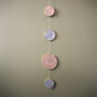 Clay And Decoupage Floral Disc Mobile, thumbnail 2 of 4