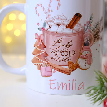 Personalised Hot Chocolate Mug, 2 of 3