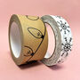 Eco Friendly Christmas Snowflake Paper Packing Tape, thumbnail 2 of 5