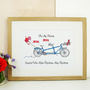 Personalised 'On Your Bike' Family Print, thumbnail 7 of 7