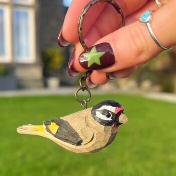 Wooden British Bird Keyring, 7 of 11