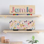 Personalised Flourish Wooden Name Puzzle, thumbnail 1 of 6