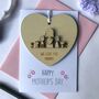 Personalised Mother's Day Card With Keepsake Heart, thumbnail 2 of 5