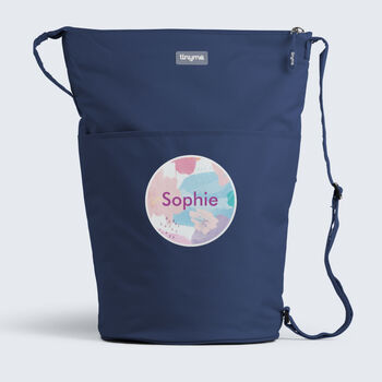 Personalised Painterly Design Kids Swim Bag, 3 of 9