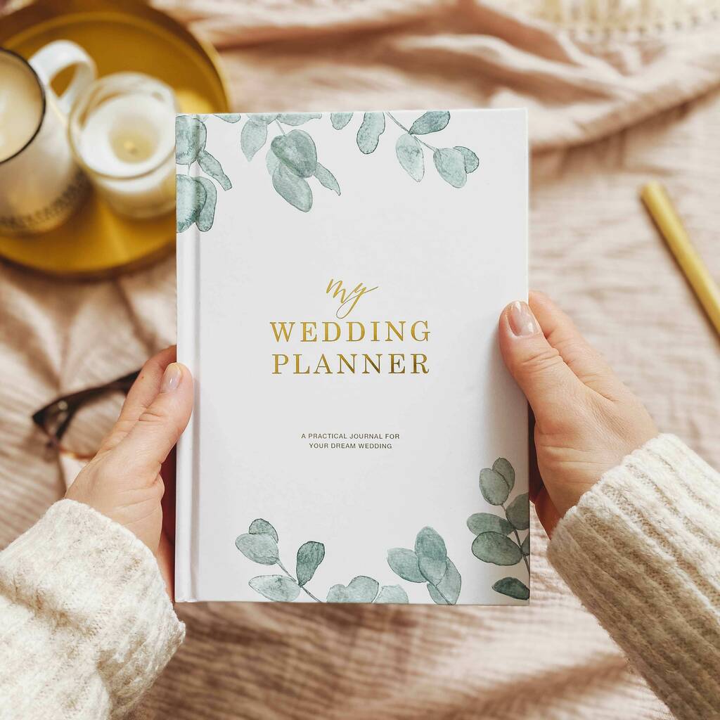 Wedding Planner Book Eucalyptus | Engagement Gift, 1 of 12