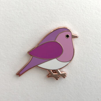 Bird Enamel Pin Badge, 5 of 6