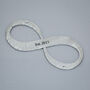 10th Anniversary Gift Aluminum Infinity Sculpture, thumbnail 4 of 7