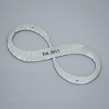 10th Anniversary Gift Aluminum Infinity Sculpture, 4 of 7