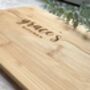 Bamboo Engraved Chopping Board New Home Gift, thumbnail 3 of 5