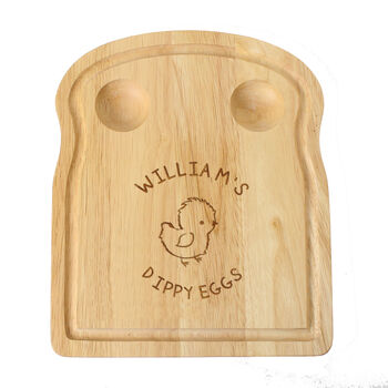 Personalised Children's Egg And Toast Board, 5 of 6