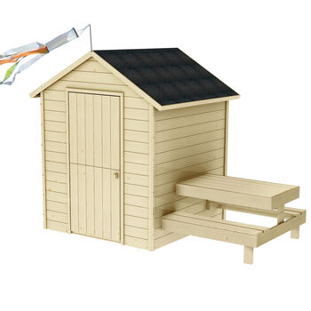 Tiana Playhouse With Picnic Bench, 6 of 12