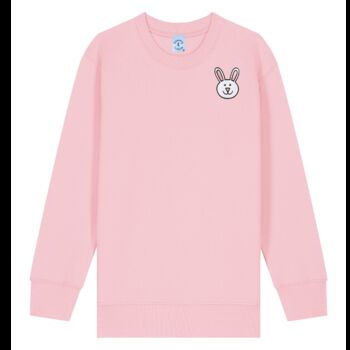 Childrens Organic Cotton Bunny Sweatshirt, 4 of 12