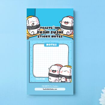 Sushi Sticky Notes | Cute Stationery, 5 of 5