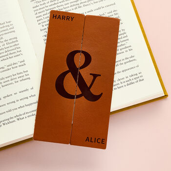 Personalised Couples Bookmark Set, 5 of 6