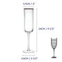 Set Of Four Ridged Champagne Flutes, thumbnail 2 of 4