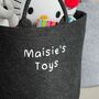 Personalised Felt Trug Storage Basket, thumbnail 5 of 5