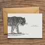 'Easy Tiger' Personalised Greeting Card, thumbnail 3 of 3