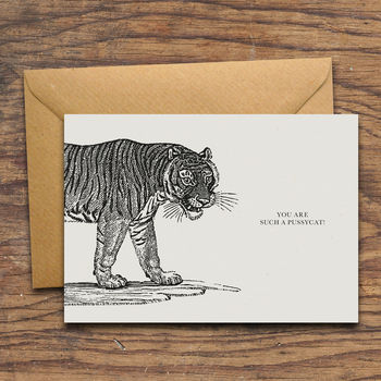 'Easy Tiger' Personalised Greeting Card, 3 of 3