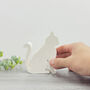 White Cat Candle Holder Cat Gift, thumbnail 8 of 8