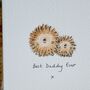 Personalised Hedgehog Family Handmade Card, thumbnail 7 of 7