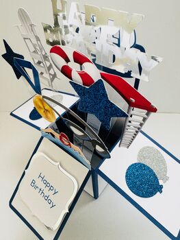 Swimming Themed 3D Birthday Card, 6 of 8