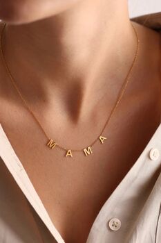 Mama Letter Necklace, 4 of 4