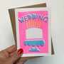 Wedding Cake Risograph Card, thumbnail 2 of 3