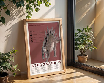 Stegosaurus | Dinosaur Art Print, 4 of 8