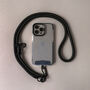 Black Phone Strap Universal Crossbody Rope Lanyard, thumbnail 1 of 3