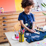 Personalised Kids Black T Shirt Painting Craft Kit, thumbnail 7 of 9