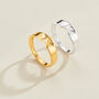 Celestial 3D Star Ring In Gold Vermeil, thumbnail 1 of 4