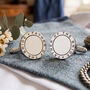 Father Of The Bride Round Cufflinks, thumbnail 3 of 8
