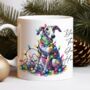 Personalised Greyhound In Christmas Lights, thumbnail 4 of 10
