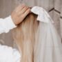 Hen Party Veil With Bow Evening Wedding Veil, thumbnail 5 of 9