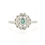 Heart Chakra Emerald Ring Silver Or Gold Plated, thumbnail 5 of 11