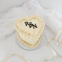 Initials Acrylic Cake Charm, thumbnail 2 of 4