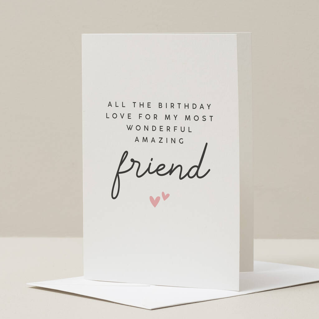 Wonderful Friend Card By Paper Scene