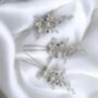 Pearl And Crystal Bridal Hair Pin Set, thumbnail 1 of 4