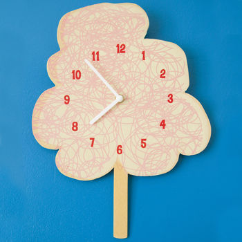 Candy Floss Glow In The Dark Clock, 3 of 8